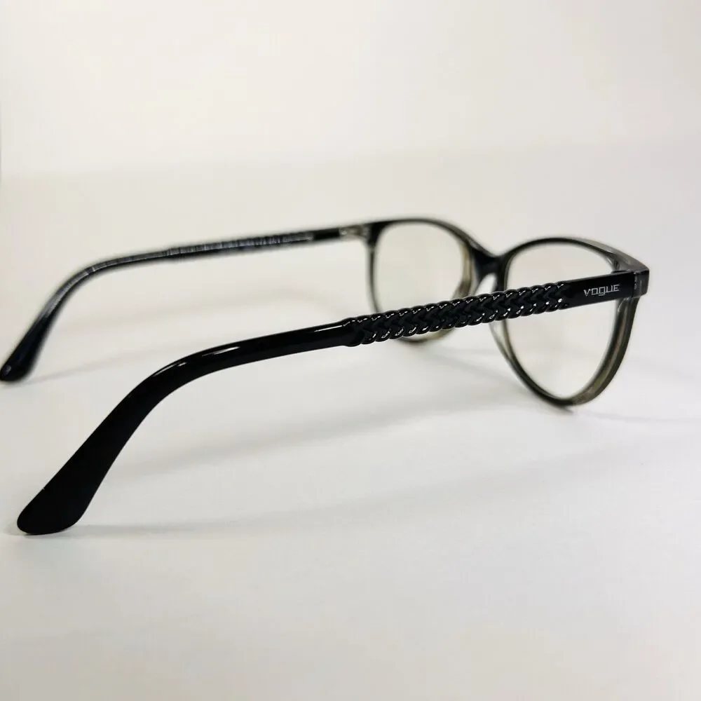 Vogue VO 5030 W827 Top Black/Transparent Authentic Eyeglass Frames 53-16